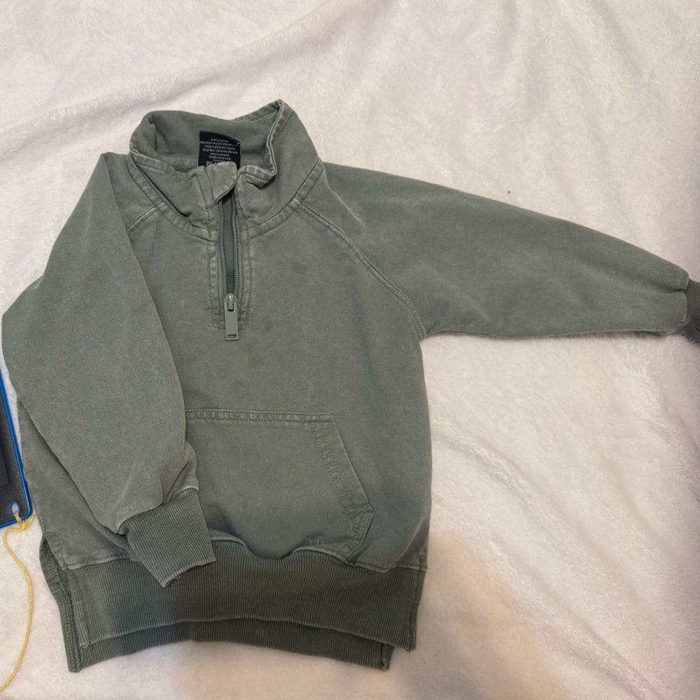 Little Bipsy Green Kids Sweater